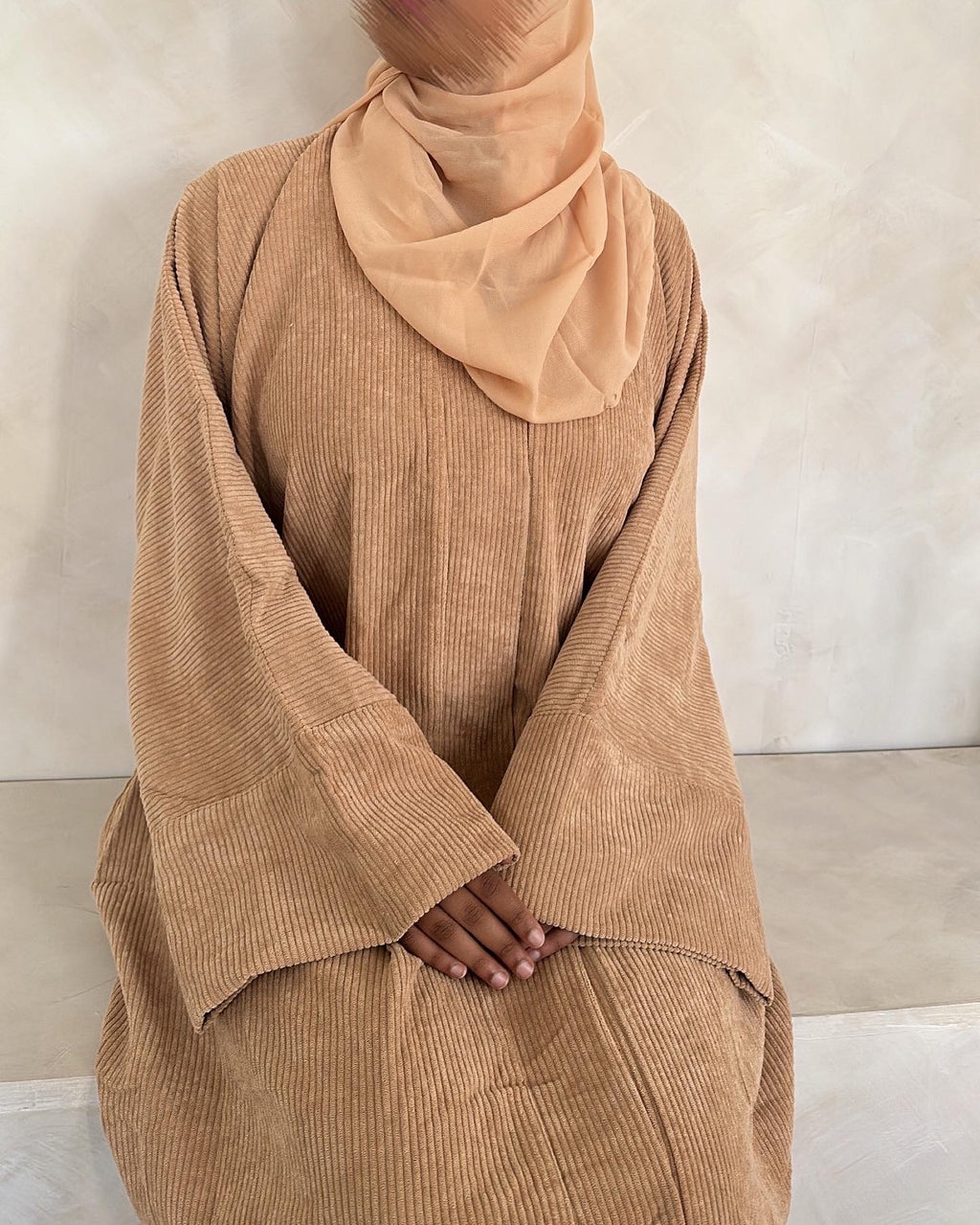 Cappuccino ARIA Corduroy Abaya