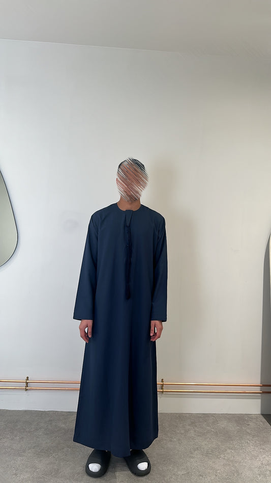 Navy Blue EMIRATI thobe